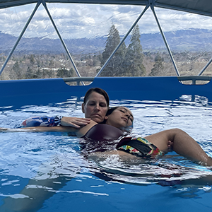 Photo of WATSU therapy session